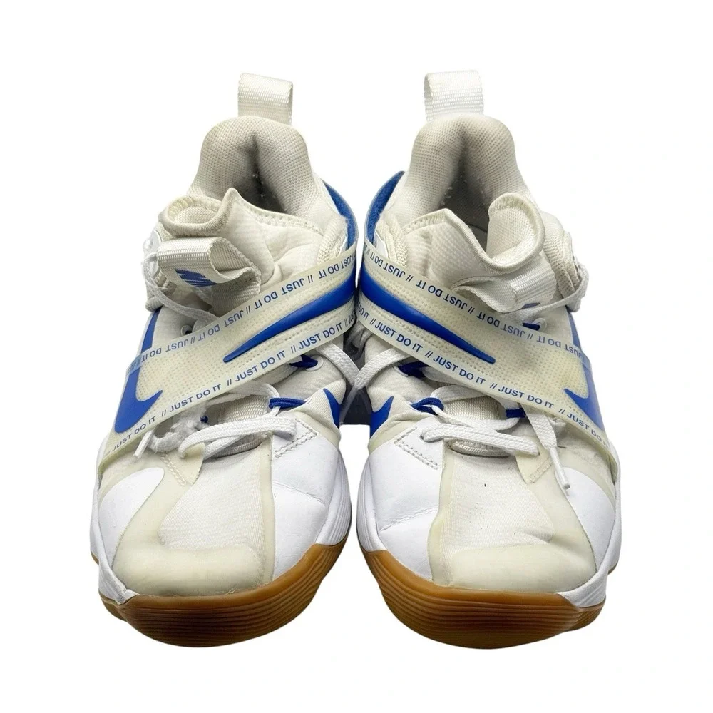 Nike‎ React Hyperset White Blue Gum Volleyball Sneakers Men 8